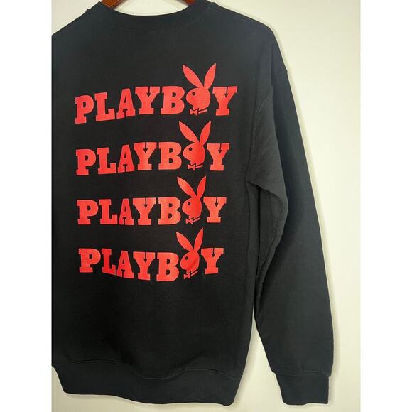 Playboy Crewneck - Size Medium - Black and Red - Picture 2 of 5